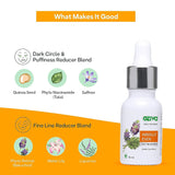 OZiva Absolut Even Anti-Pigmentation Under-Eye Serum (with Phyto Niacinamide, Phyto Retinol, Licorice & Water Lily) for Dark Circles, Wrinkles & Pigmentation