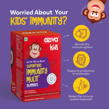 OZiva Kids Superfood Immunity Multi Gummies (with Vitamin C, Zinc and Elderberry) to support advanced immunity