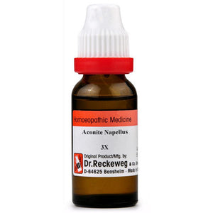Dr. Reckeweg Aconite Napellus 3X Dilution (11ml)
