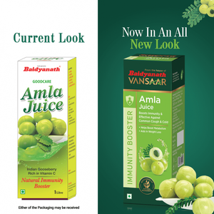 Baidyanath Vansaar Amla Juice (Slim Fit Juice) | 1 Litre (From The House Of Baidyanath) | Helps Manage Healthy Weight | Made With Organically Harvested Ingredients | Rich Source Of Vitamin C | No Added Sugar | (Pack Of 2)