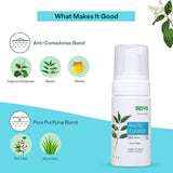 OZiva Phyto Cleanse Anti-Acne Face Wash (with Tea Tree, Aloe Vera & Neem) for Acne Control and Pore Cleansing