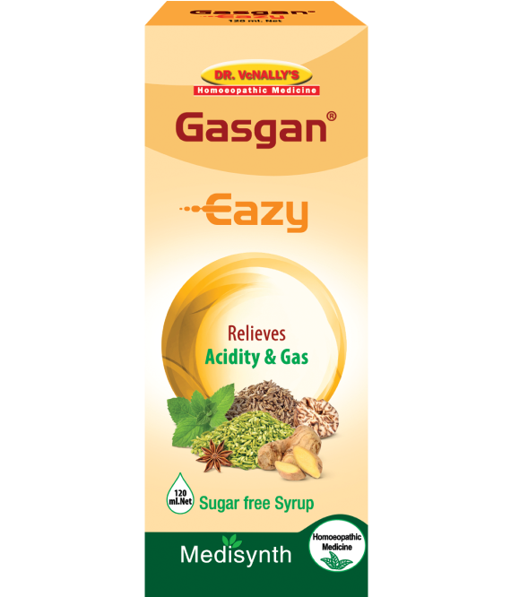 MEDISYNTH Gasgan Eazy - For Quick relief from Acidity, Gas & Indigestion 120ML