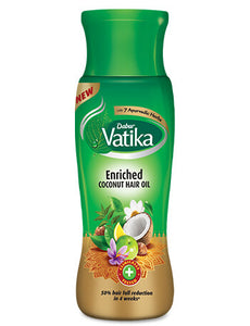 Dabur Vatika Enriched Coconut Hair Oil For Hair Fall Control, 300 Ml