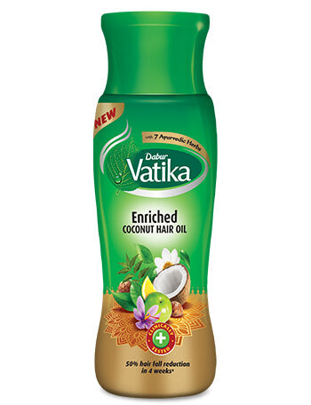 Dabur Vatika Enriched Coconut Hair Oil For Hair Fall Control, 300 Ml