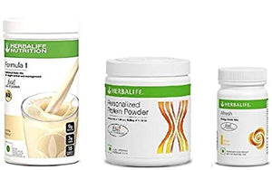 Herbalife Weight Loss Package- Vanilla Shake 500gm, Personalized Protein Powder 200 Gm and Afresh Lemon 50 Gm
