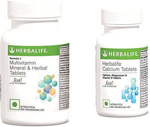 HERBALIFE Multivitamin Mineral and Herbal Tablets & Calcium Tablets  (215 g)
