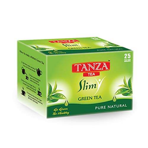Tanza Tea Slim Green Tea Pure Natural 25 Tea Bag Envelopes