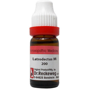 Dr. Reckeweg Latrodectus Mactans 200 CH Dilution (11ml)