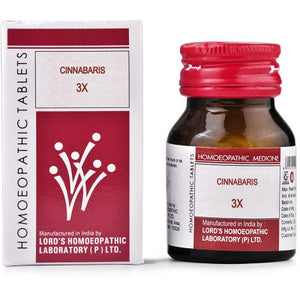 Lords Cinnabaris 3X Trituration Tablets (25g)