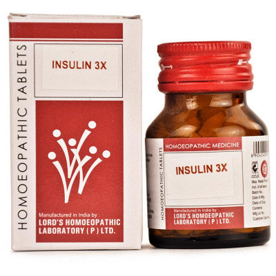 Lords Insulin 3X Trituration Tablets (25g)