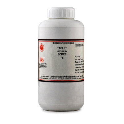 Lords Borax 3X Trituration Tablets (450g)