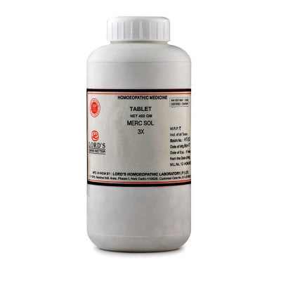 Lords Merc Sol 3X Trituration Tablets (450g)