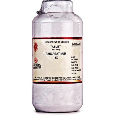 Lords Pancreatinum 3X Trituration Tablets (450g)