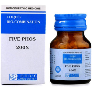 Lords Five Phos 200X Biochemic Tablets (25g)