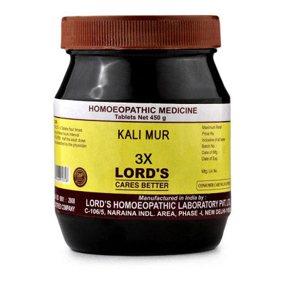 Lords Kali Mur 3X Biochemic Tablets (450g)