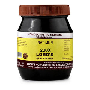Lords Nat Mur 200X Biochemic Tablets (450g)