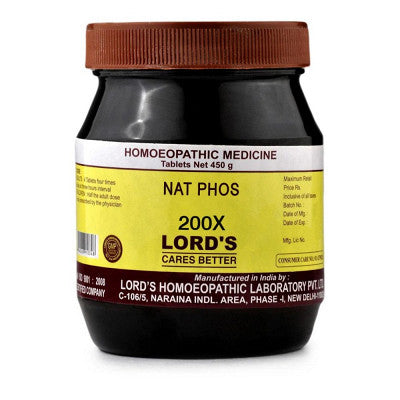 Lords Nat Phos 200X Biochemic Tablets (450g)