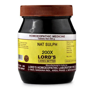 Lords Nat Sulph 200X Biochemic Tablets (450g)