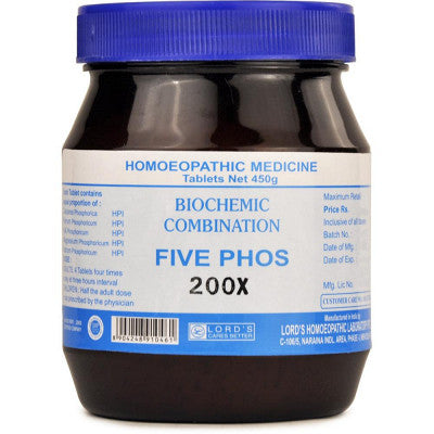 Lords Five Phos 200X Biochemic Tablets (450g)