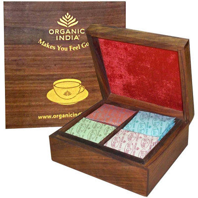 Organic India Executive Wooden Box 60Dip