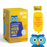 OZiva Superfood For Super Kids (Immunity + Vision Multi Vitamin Gummies) For 5 years & Above | Pack Of 2 - 30 Gummies Each | With Vitamin C, Zinc, Brahmi & Ashwagandha