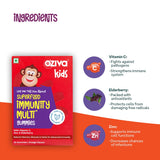 OZiva Kids Superfood Immunity Multi Gummies (with Vitamin C, Zinc and Elderberry) to support advanced immunity