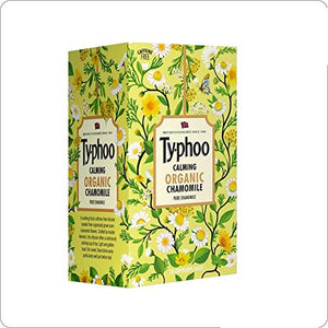 Typhoo Calming Organic Chamomile Caffeine Free Tea Bags (25 Tea Bags)