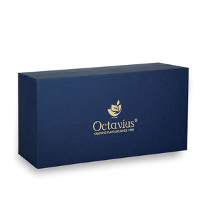 Octavius Tea Treasure | Hearty Herbals | 4 Assorted Herbal Loose Leaf Green Tea Infusions | Packed in Charming Cork-Lid Glass Vials | Put Together in a Festive Gift Box | Perfect for Gifting |100 gms
