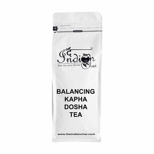 The Indian Chai - Balancing Kapha Dosha Tea 250g with Orange Peel, Tulsi, Lemongrass etc for Appetite & Digestion, Helps Reduce Water Retention, Ayurvedic Herbal Tea