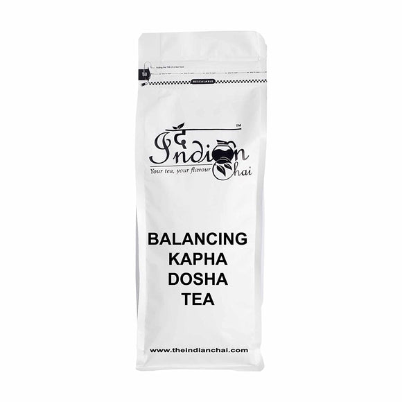 The Indian Chai - Balancing Kapha Dosha Tea 250g with Orange Peel, Tulsi, Lemongrass etc for Appetite & Digestion, Helps Reduce Water Retention, Ayurvedic Herbal Tea