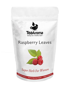 Tea Aroma - Raspberry Tea Leaves - 50g- Superherb for Women Helps with Women, Period Health, Menstural Cramp & Pain