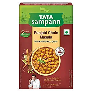 Tata Sampann Chhole Masala with Natural Oils, Crafted by Chef Sanjeev Kapoor, 100g