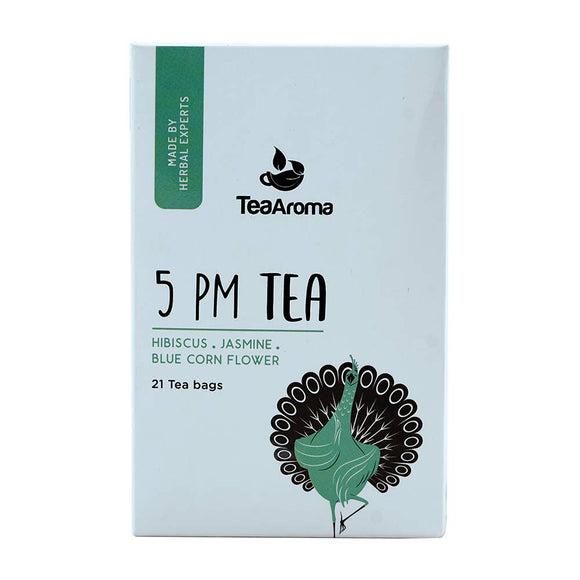 Tea Aroma - 5 Pm Tea Bags, 21 Tea Bags, Rejuvenate, Refresh, Reenergize