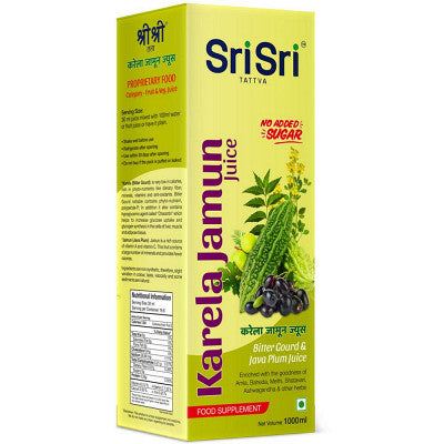Sri Sri Tattva Karela - Jamun Juice (1000ml)
