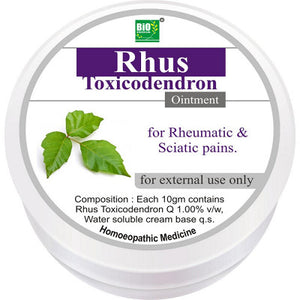 Bio India Rhus Toxicodendron Ointment (30g)