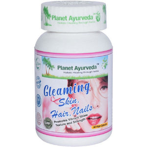 Planet Ayurveda Gleaming Skin Hair & Nails Formula Capsule (60caps)