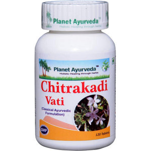 Planet Ayurveda Chitrakadi Vati (120tab, Pack of 2)