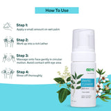 OZiva Phyto Cleanse Anti-Acne Face Wash (with Tea Tree, Aloe Vera & Neem) for Acne Control and Pore Cleansing