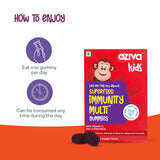OZiva Kids Superfood Immunity Multi Gummies (with Vitamin C, Zinc and Elderberry) to support advanced immunity