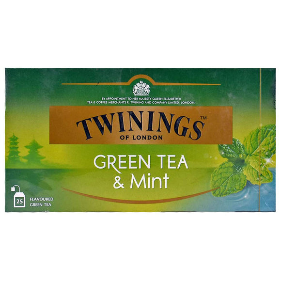 Twinings Green Tea & Mint - 25 Tea Bags, 37 g