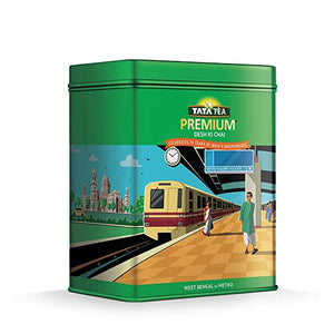 Tata Tea Premium -Desh ka Garv Collectible Tin Pack | West Bengal Ka Metro | Celebrating 75 years of India’s Independence | Black Tea | 250g
