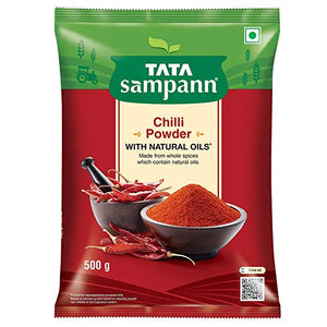 Tata Sampann Chilli Powder Masala with Natural Oils, 500g