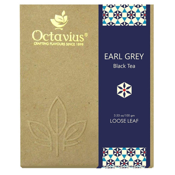 Octavius Classic Earl Grey Black Tea Loose Leaf - 100 Gm