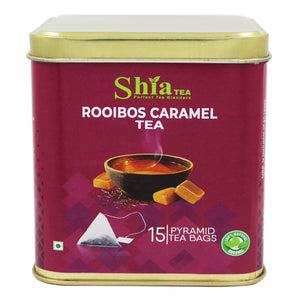 Shia Rooibos Tea | Herbal Tea | Genuine Organic Flavour | 100 grams | pyramid Tea bags (Rooibos tea bags)
