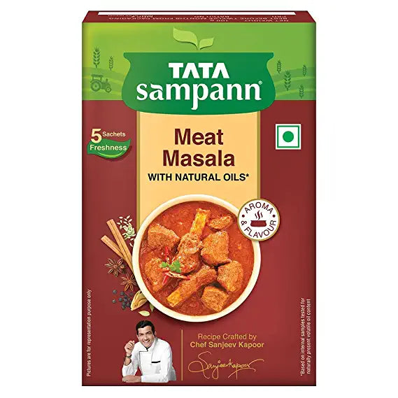 Tata Sampann Meat Masala with Natural Oils, Crafted by Chef Sanjeev Kapoor, 100g
