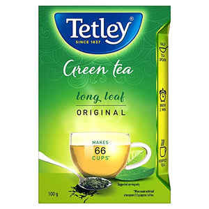Tetley Long Leaf Original | All-natural Green Tea with Anti-Oxidants | Green Tea | 100g