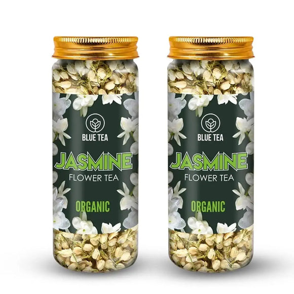BLUE TEA- Organic Jasmine Flower Tea for Weight management and Stress Relief | 60g - (pack of 2)
