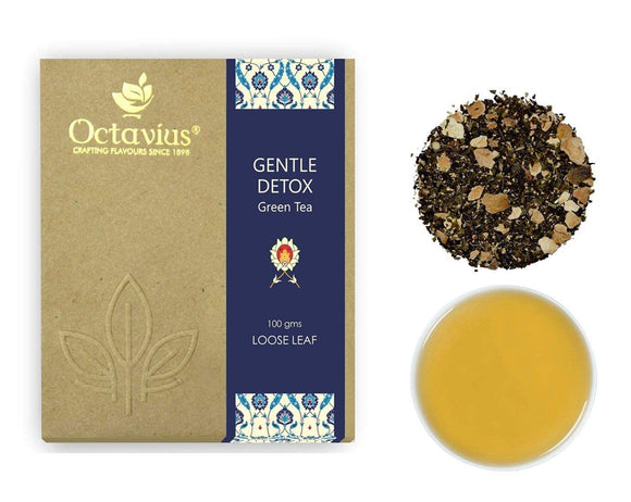 Octavius Gentle Detox Loose Leaf Green Tea - 100 Gms