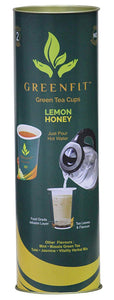 Brewin Greenfit Lemon Honey Green Tea Cups Can of 15 Cups(15*1g)