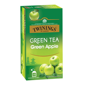 Twinings Green Tea Green Apple, 25 Teabags, Green Tea, Pure, Fruity & Indulgent